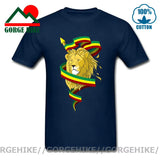 T-Shirt Lion Porte-Étendard Bicolore