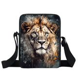Sac bandoulière tête de lion