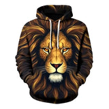 Sweat à capuche imprimé 3D streetwear
