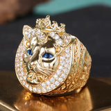 Bague Tête de Lion Hip Hop