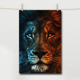 Toile Lion Puissance Astrale
