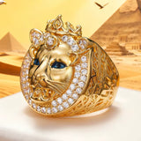 Bague Tête de Lion Hip Hop