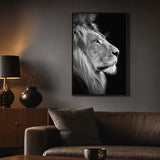 Toile Lion Profil Gauche porté