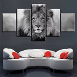 Tableau Lion Forte Tête