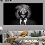 Toile Lion Posé