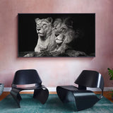 Toile Lion Posé