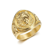 Bague Tête de Lion Zircon