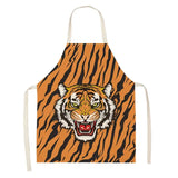 Tablier de Cuisine Lion Géométrique