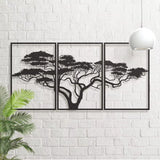 Stickers Lion Arbre Noir