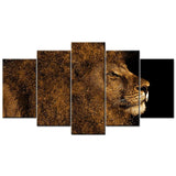 Toile Lion Crinière d'Or