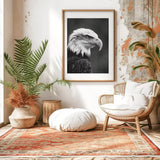 Tableau Lionne Noir et Blanc