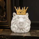 Statue Lion Royale porté