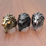 Bague Tête de Lion Crâne