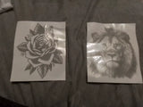 Tatouage Temporaire Lion Félin