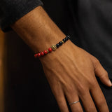 Bracelet Lion Force et Sagesse porté