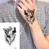 Tatouage Temporaire Lion Mandala