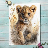 Tableau Lion Lionceaux