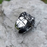 Bague tête de lion