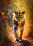 Toile Lion Joyeux