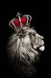 Toile Lion Peinture Amour Félin
