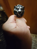 Bague Tête de Lion Géométrique