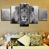 Tableau Lionne Soleil Couchant