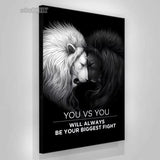 Toile Lion Union Astrale