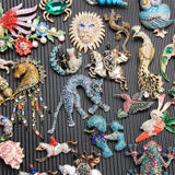 Broche Tête de Lion Dorée