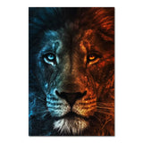 Toile Lion Puissance Astrale