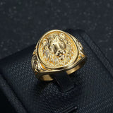 Bague Tête de Lion Zircon