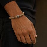 Bracelet Lion Agate porté