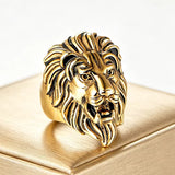 Bague Tête de Lion Élégante