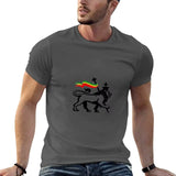 T-shirt Lion Reggae Bicolore