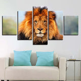 Tableau Lion Lion Couleur Or