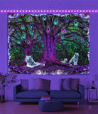 Toile Lion Galaxie