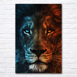 Toile Lion Puissance Astrale