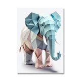 Toile Lion Triangle