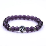 Bracelet Lion Agate Violette