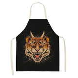 Tablier de Cuisine Lion Géométrique