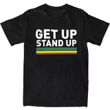 T-shirt lion rasta manches courtes