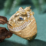 Bague Tête de Lion Hip Hop