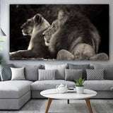 Toile Lion Posé