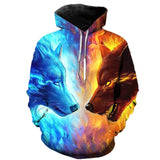 Sweat Loup Imprimé 3D