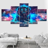 Tableau Lion Street Art