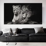 Toile Lion Posé