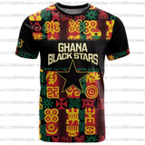 T-Shirt Lion Couleurs Panafricaines