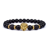 Bracelet Lion Or Jaune Ancien