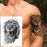 Tatouage Temporaire Lion Amical