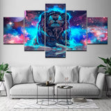 Tableau Lion Street Art