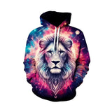 Sweat à capuche imprimé 3D streetwear